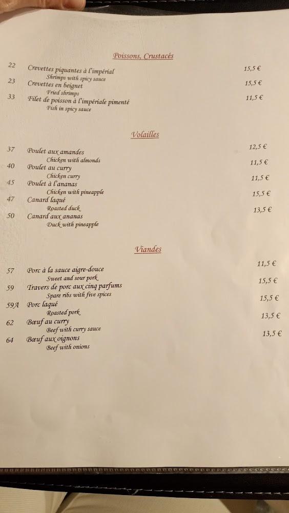 Bangkok Express - Menu Image 2