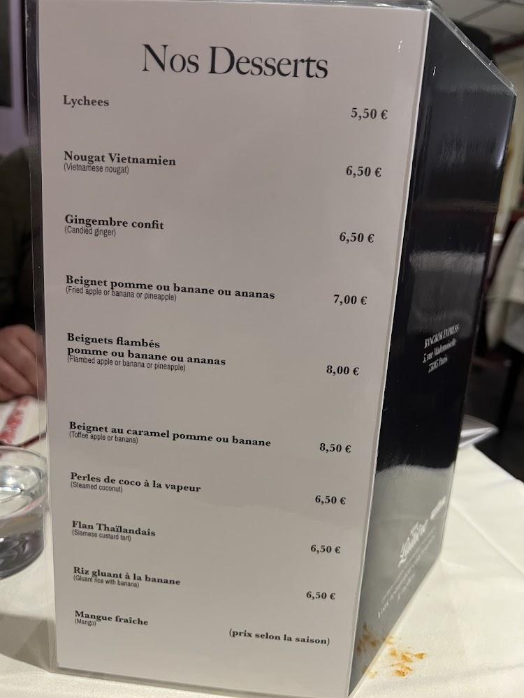 Bangkok Express - Menu Image 4